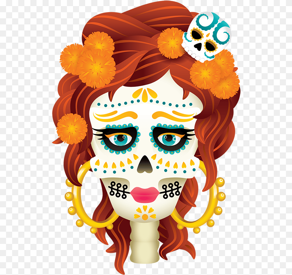 Catrinas Clipart, Face, Head, Person, Photography Png Image