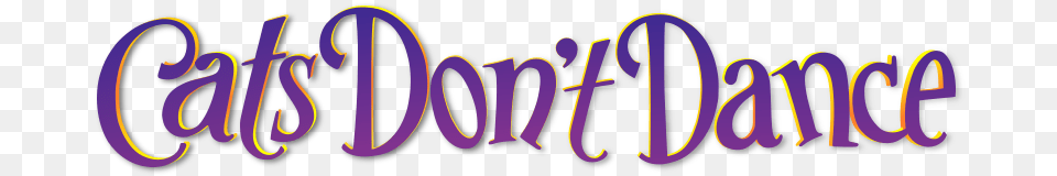 Cats Don39t Dance Logo Cats Don39t Dance Animation Dvd, Purple, Light, Text Free Png