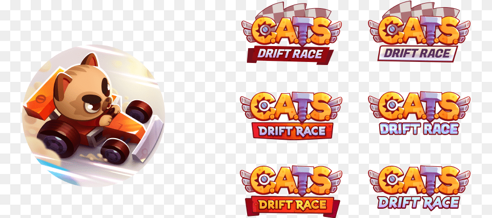 Cats Drift Race Happy, Tape Free Transparent Png