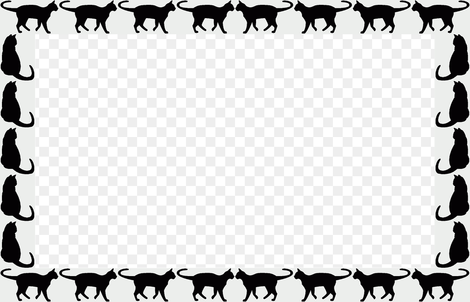 Cats Frame Clipart, Animal, Cat, Mammal, Pet Png Image