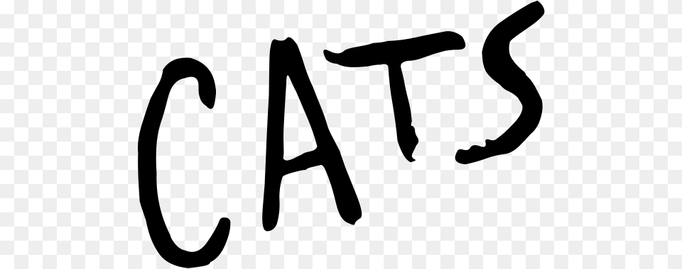 Cats Logo, Gray Png