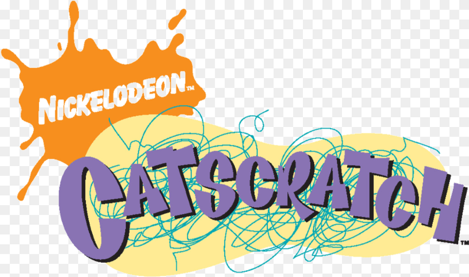 Catscratch Logo Square Sized Nickelodeon Logo, Advertisement, Text, Book, Publication Png Image
