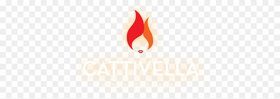 Cattivella Wood Fired Italian Graphic Design, Fire, Flame, Logo, Food Png Image