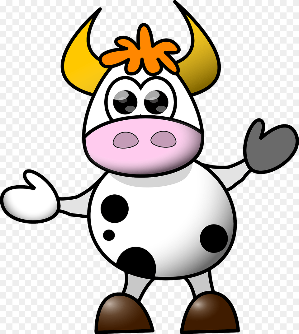 Cattle Cartoon Clip Art, Animal, Livestock, Mammal, Bear Free Png Download