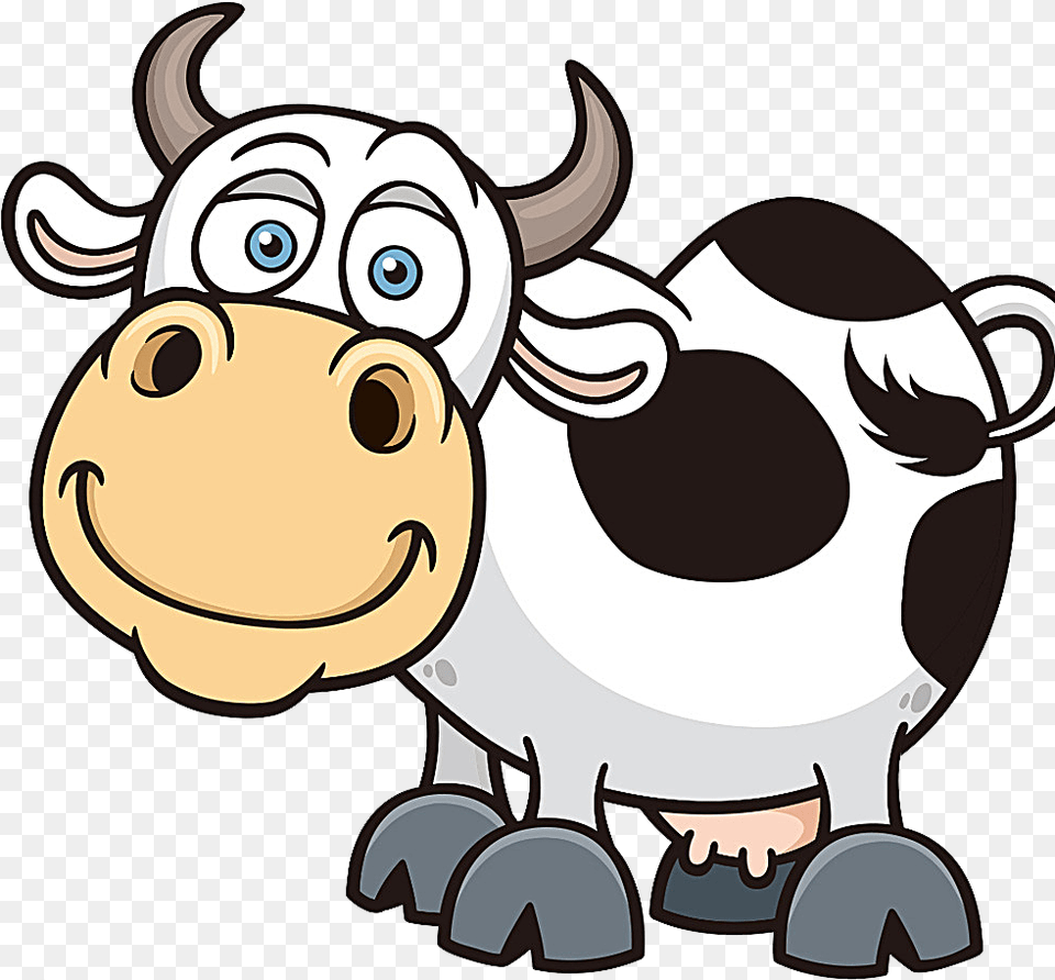 Cattle Cartoon Royalty Free Clip Art Cartoon Cow, Livestock, Animal, Mammal, Face Png