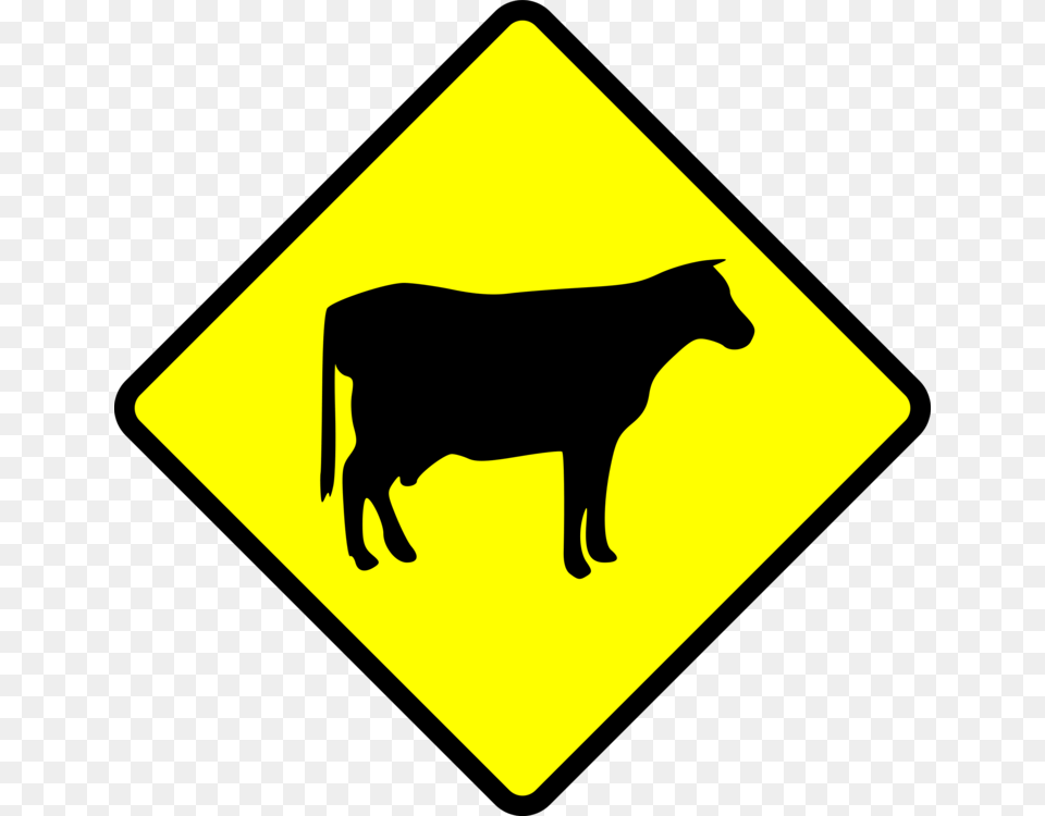 Cattle Colt Traffic Sign Animal, Symbol, Road Sign, Canine, Dog Png