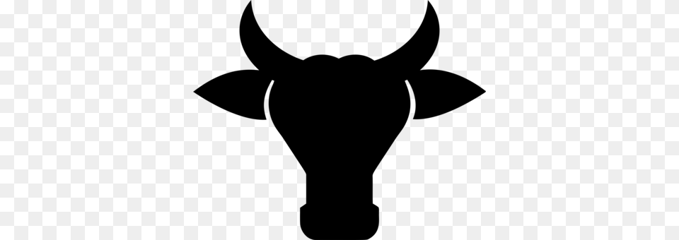 Cattle Computer Icons Bull Silhouette, Gray Free Png Download
