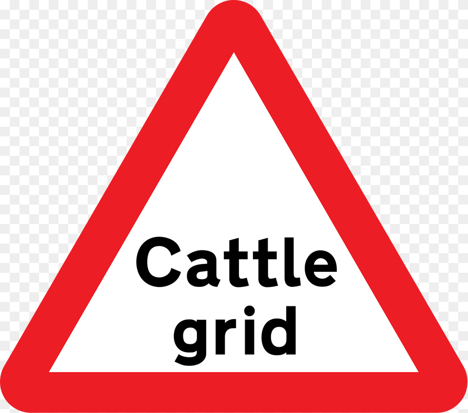 Cattle Grid Clipart, Sign, Symbol, Road Sign, Triangle Free Png