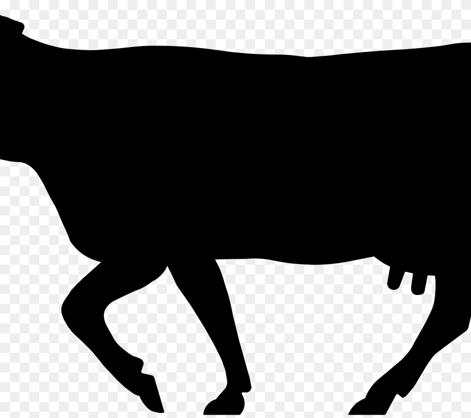 Cattle Herd Clip Art, Gray Png
