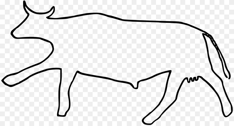 Cattle Painting Computer Icons Mustang, Gray Free Png