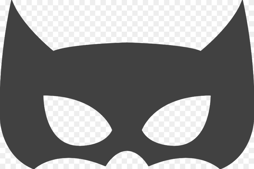 Catwoman Batman Superhero Mask Grey Free Png