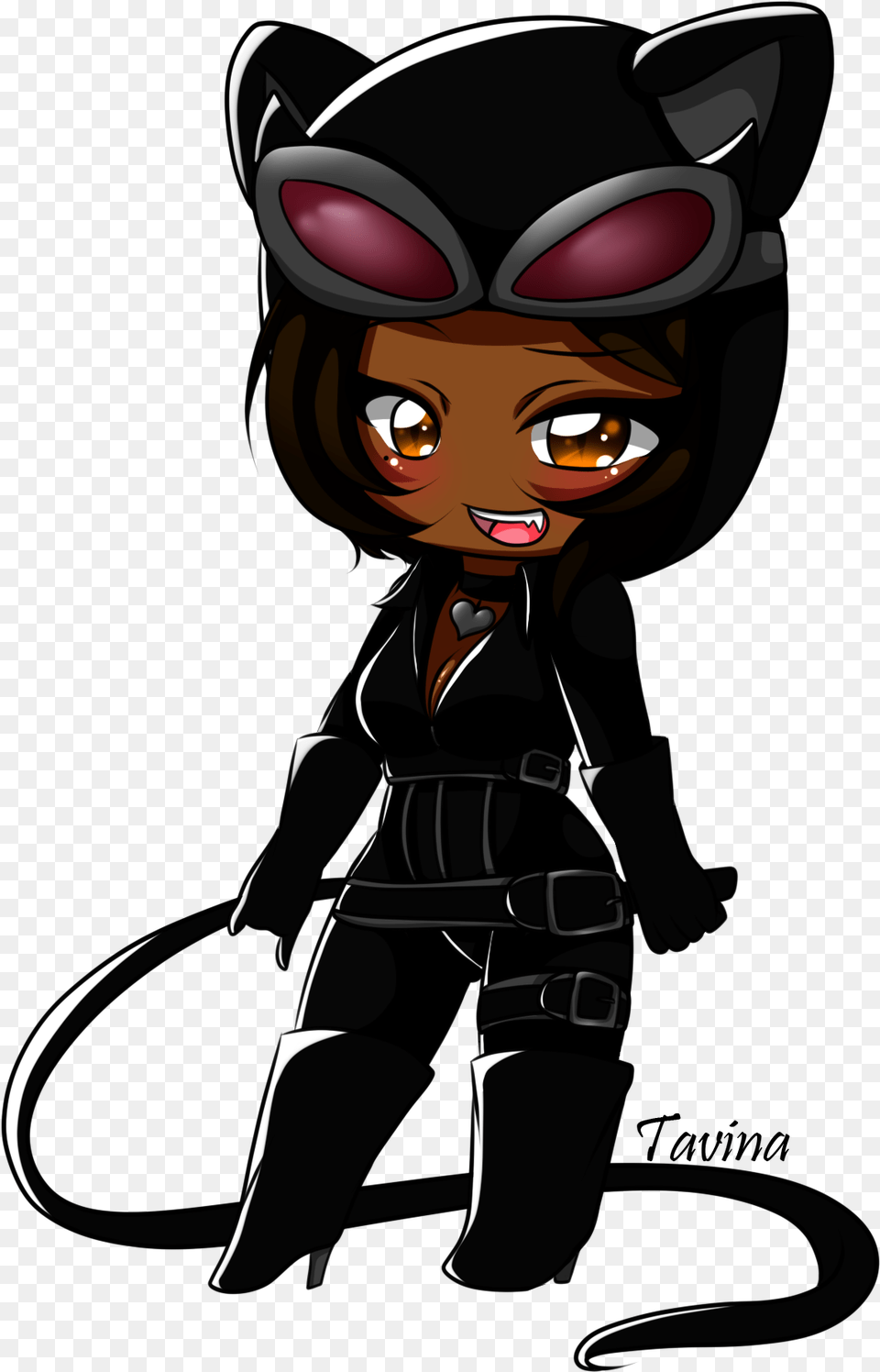 Catwoman Clipart Superhero Villain Catwoman Cartoon Drawing, Book, Comics, Publication, Baby Free Png Download