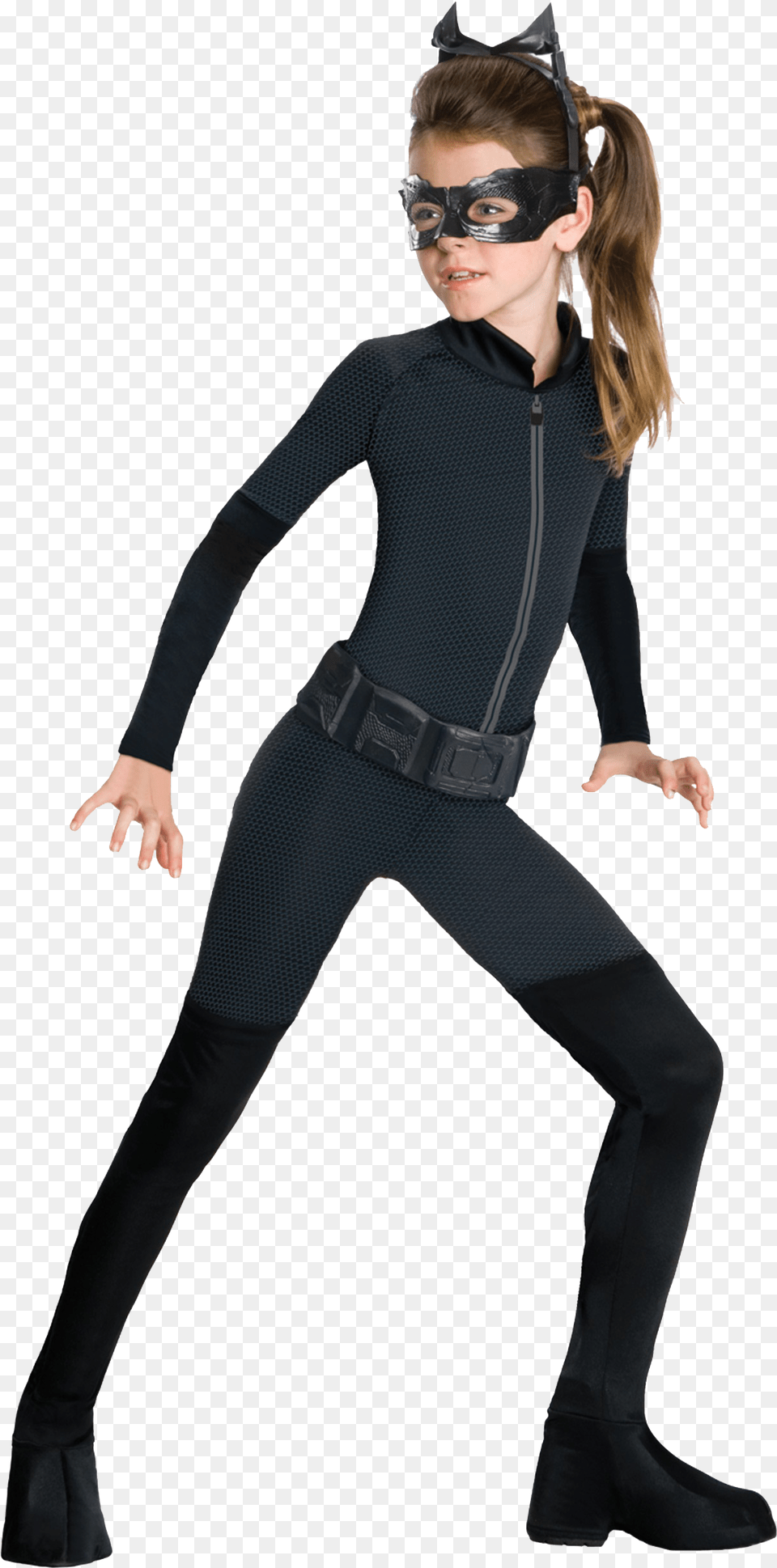 Catwoman Costume For Kids, Sleeve, Person, Long Sleeve, Clothing Png Image