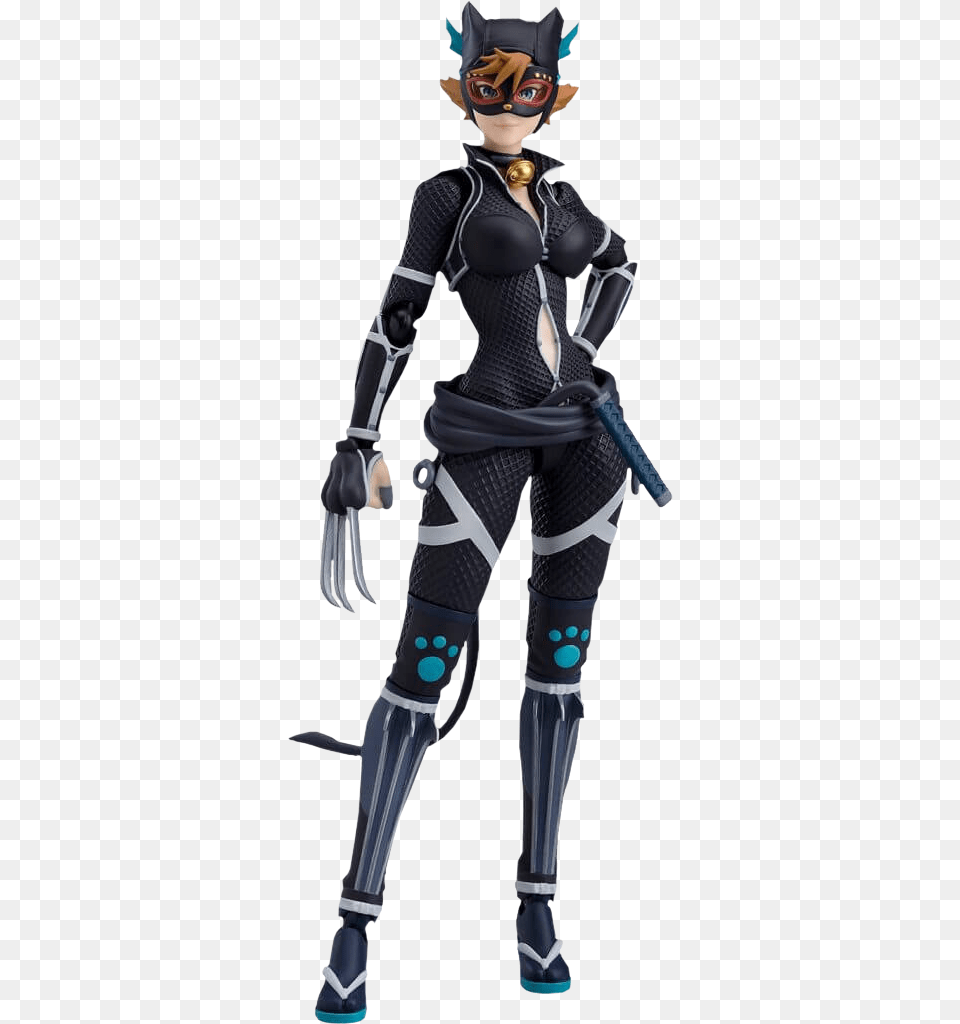 Catwoman Figma 6 Action Figure, Adult, Female, Person, Woman Free Png Download