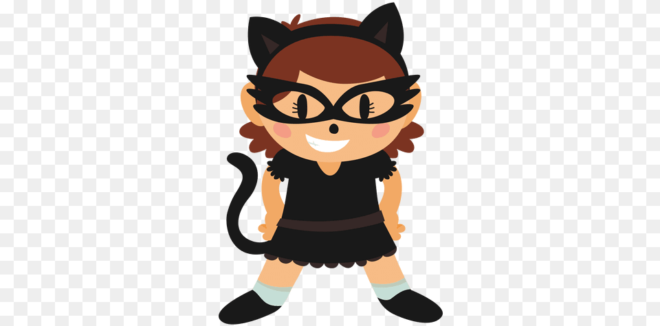 Catwoman Halloween Cartoon Costume Halloween Costumes Cartoon, Baby, Person, Face, Head Free Transparent Png