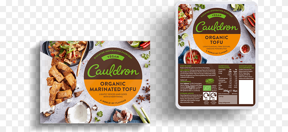 Cauldron Tofu Download Cauldron Foods, Advertisement, Food, Lunch, Meal Png Image