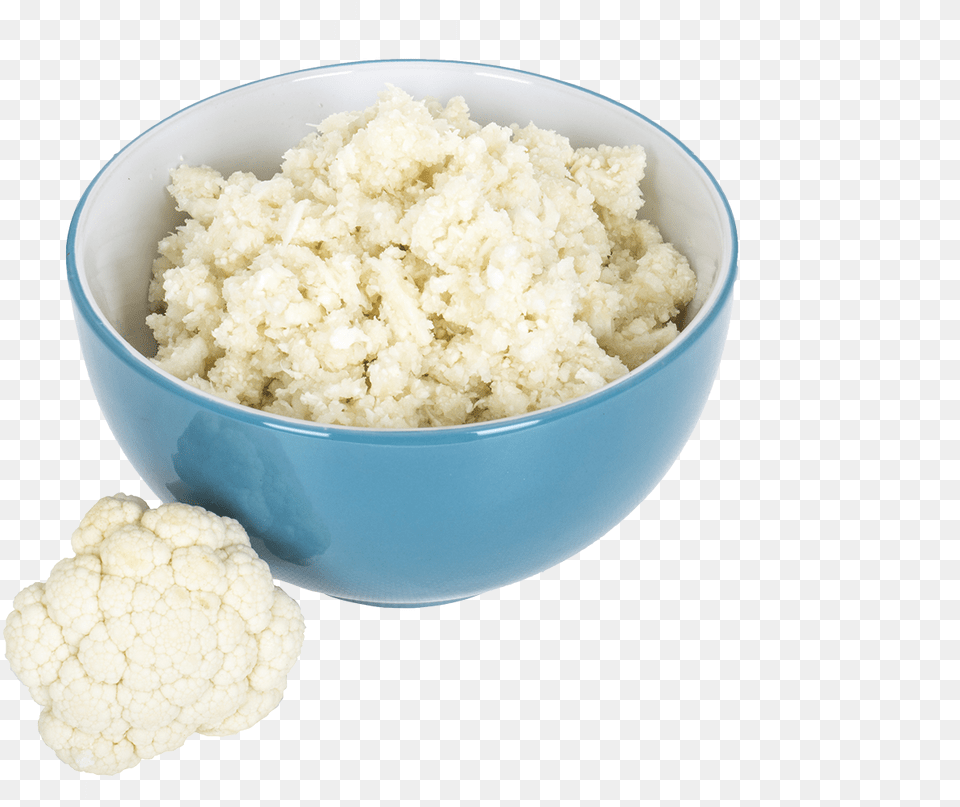 Cauliflower Cauliflower Rice, Food, Produce, Plant, Vegetable Png Image