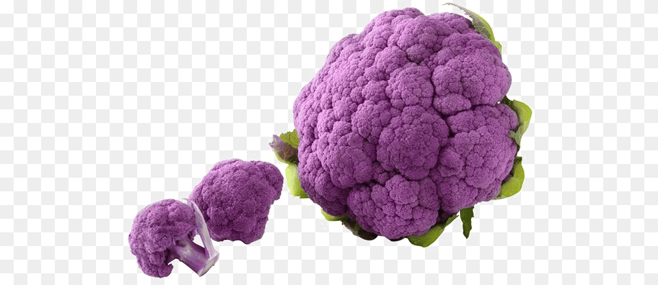 Cauliflower Clipart Background Cauliflower Purple, Food, Plant, Produce, Vegetable Free Png Download