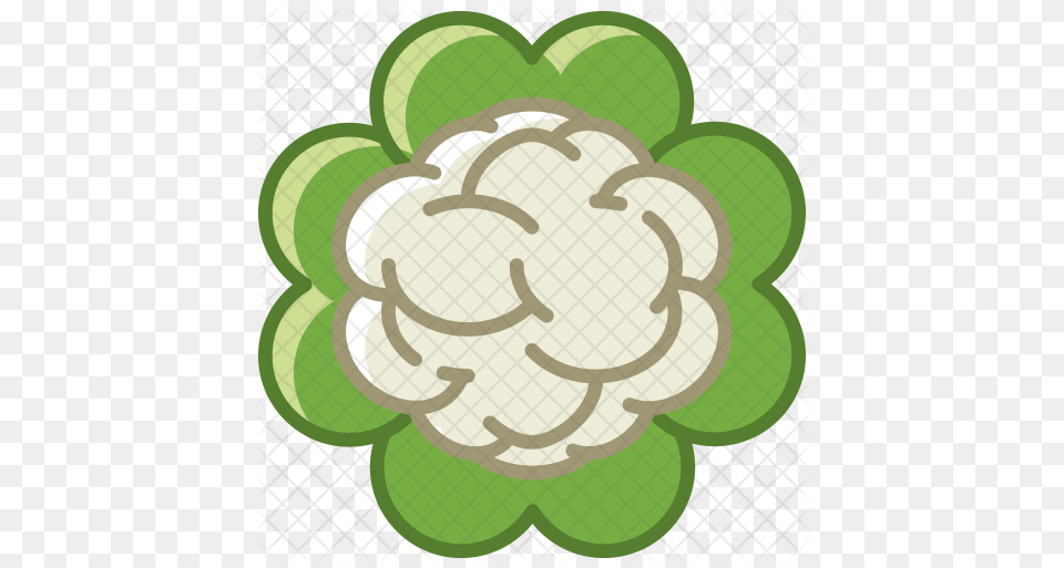 Cauliflower Icon Cauliflower Icon, Food, Plant, Produce, Vegetable Free Png Download