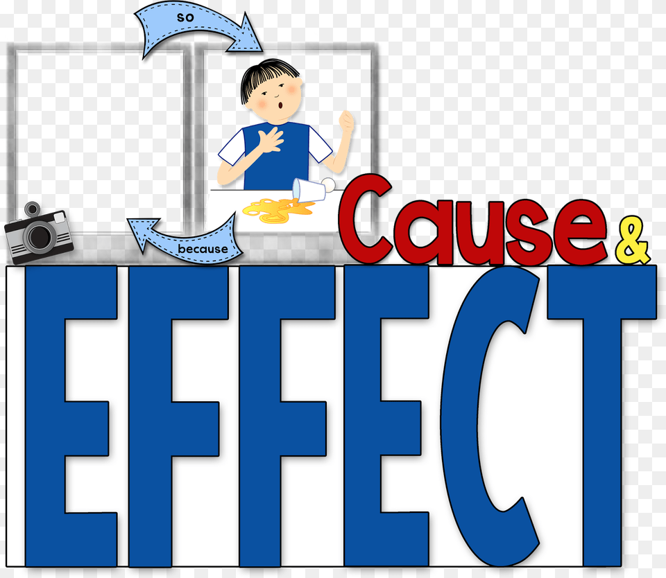 Cause And Effect Whole Word Color Simply Skilled In Second, Baby, People, Person, Text Free Png
