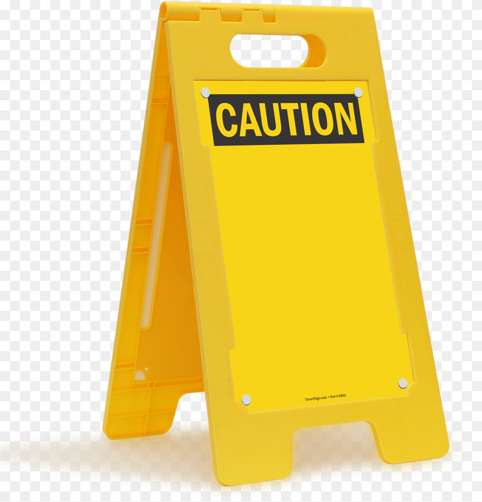 Caution Blank Fold Ups Floor Sign Caution Hot, Fence, Barricade, Gas Pump, Machine Free Transparent Png