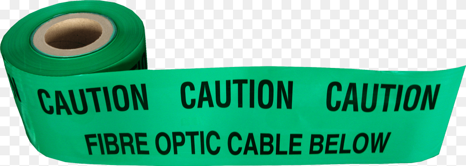 Caution Fibre Optic Cable Below Tape 365m X 150mm Label, Plastic Wrap Free Png Download