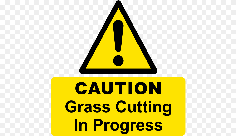 Caution Grass Cutting In Progresstitle Caution Lack Of Oxygen Sign, Symbol Free Transparent Png