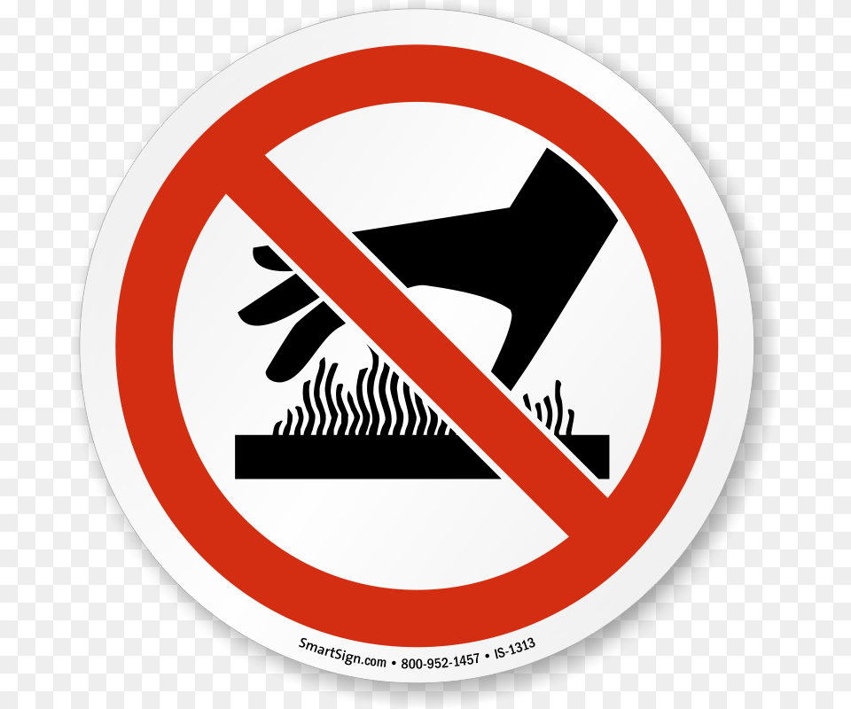 Caution Hot Surface Do Not Touch Sign, Symbol, Road Sign Free Transparent Png