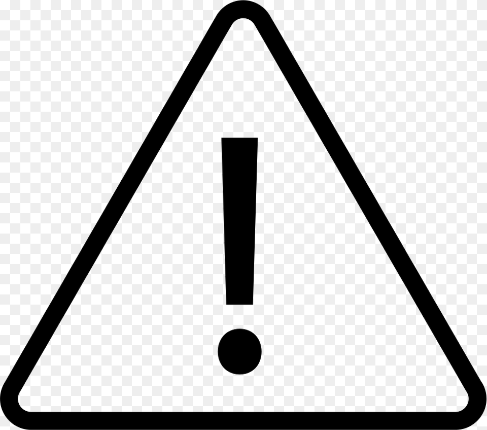Caution Icon Sign, Symbol, Triangle Free Png Download