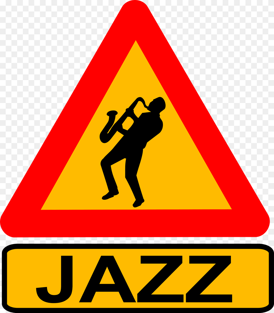 Caution Jazz Clipart, Sign, Symbol, Adult, Male Free Transparent Png
