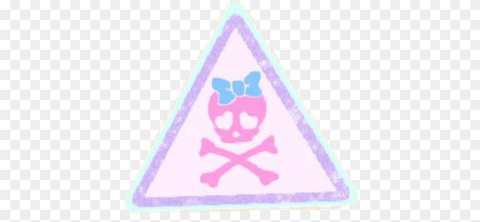 Caution Pastel Aesthetic Pastel Goth Gifs, Triangle, Home Decor Png