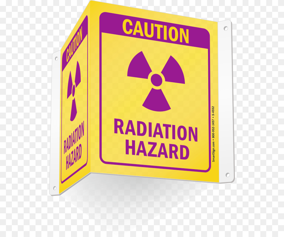 Caution Radiation Hazard Sign Sign, Symbol Png Image