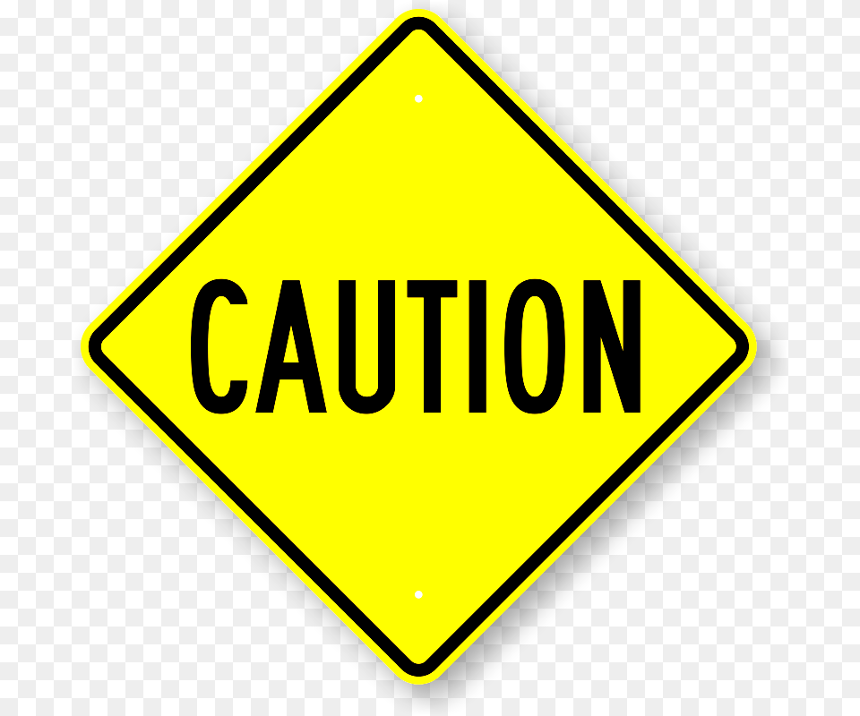 Caution Sign, Road Sign, Symbol Free Png Download