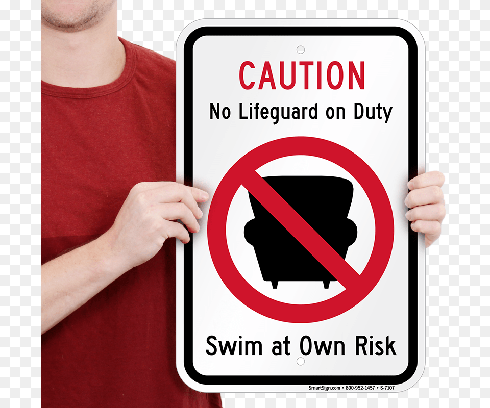Caution Sign, T-shirt, Clothing, Symbol, Person Free Png