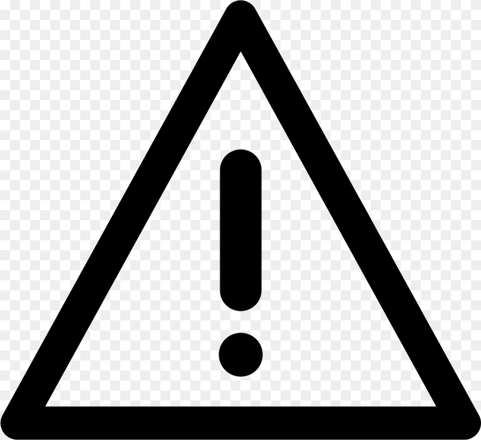 Caution Sign Exclamation Mark Triangle, Symbol, Smoke Pipe Free Png Download