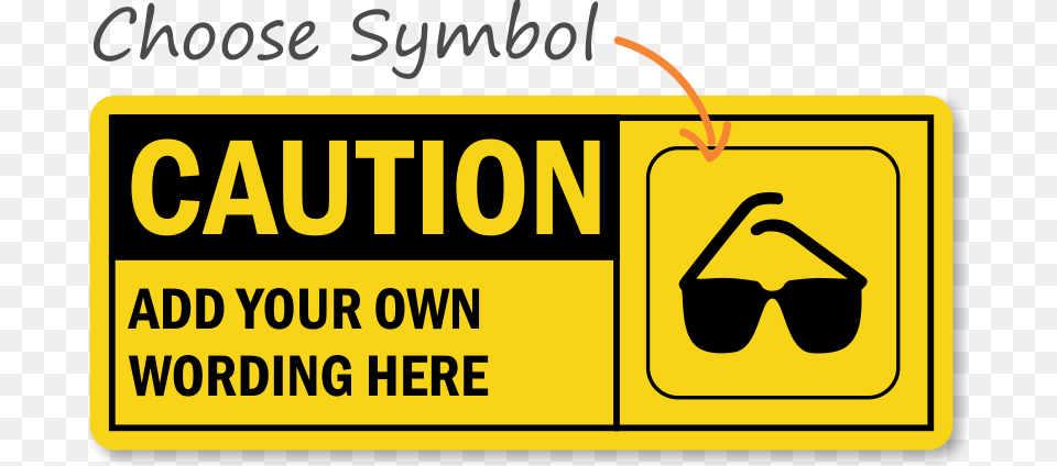 Caution Signs Alberta Caution Sign, Symbol, Text, Accessories, Sunglasses Png