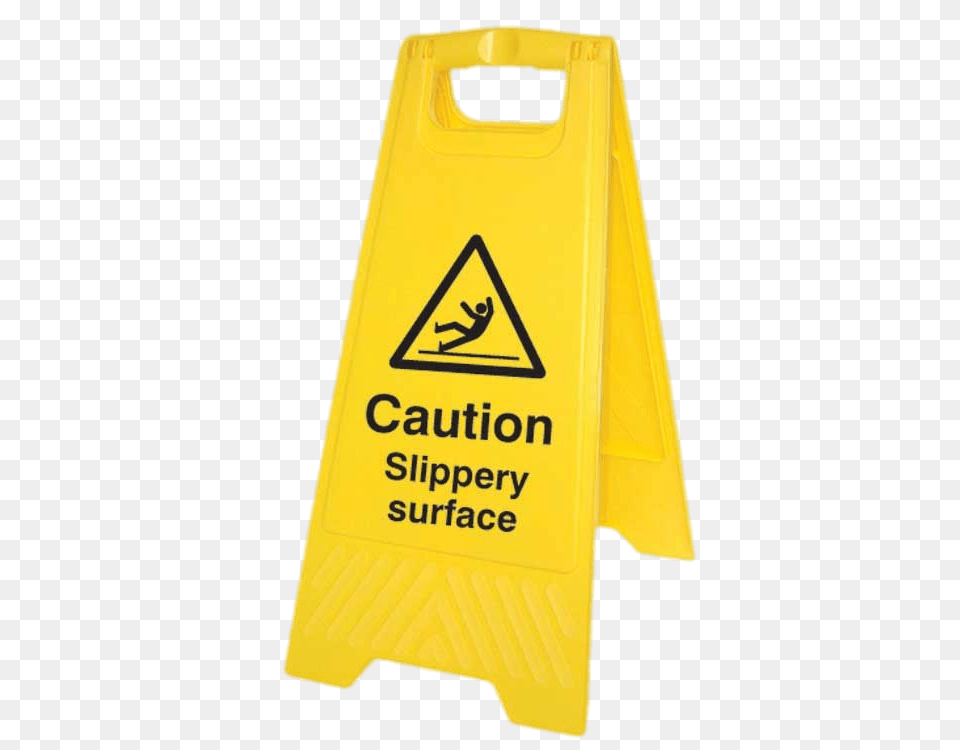 Caution Slippery Surface Board, Fence, Mailbox Free Png