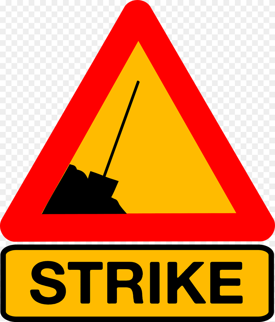 Caution Strike Clipart, Sign, Symbol, Road Sign, Scoreboard Free Png