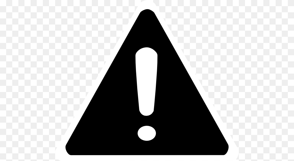 Caution Symbol Clipart Black Box Warning Symbol, Triangle Free Png