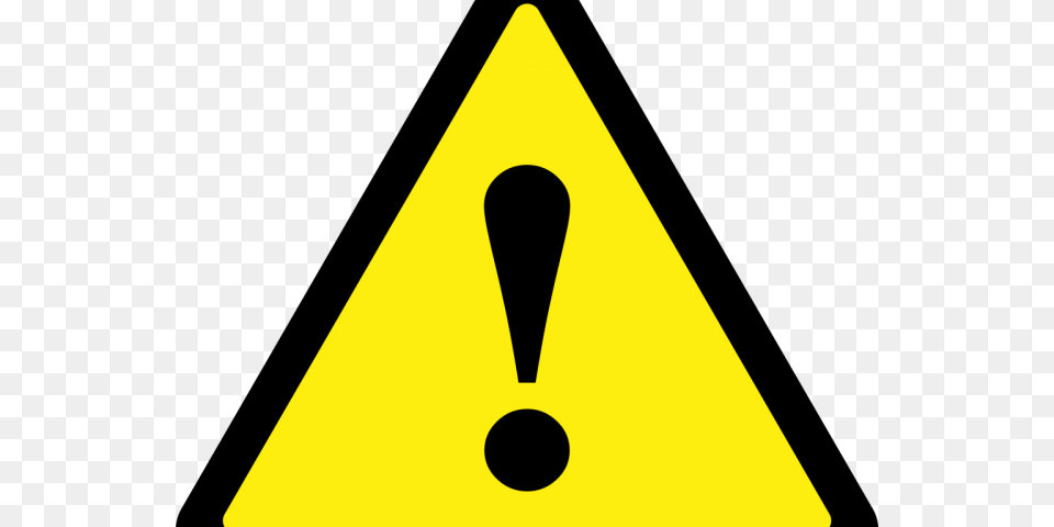 Caution Triangle Symbol, Sign Png