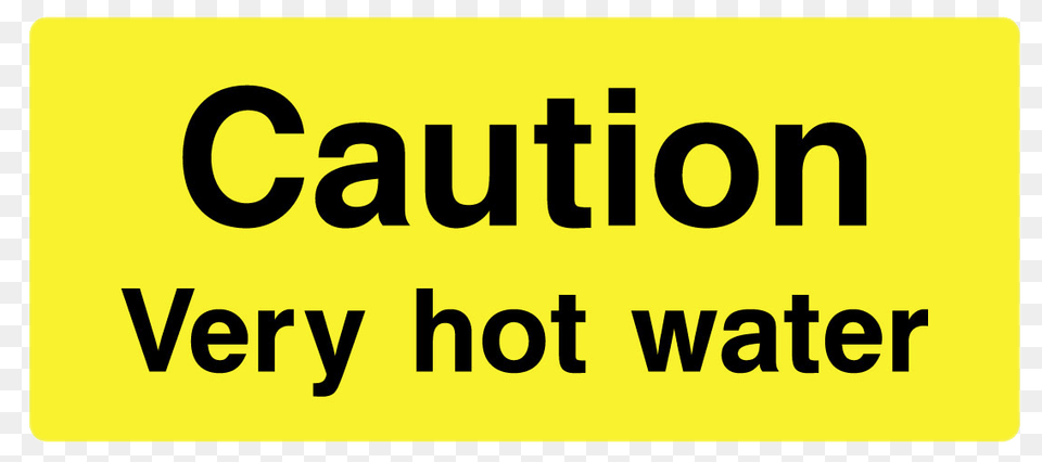 Caution Very Hot Water, Text Png Image