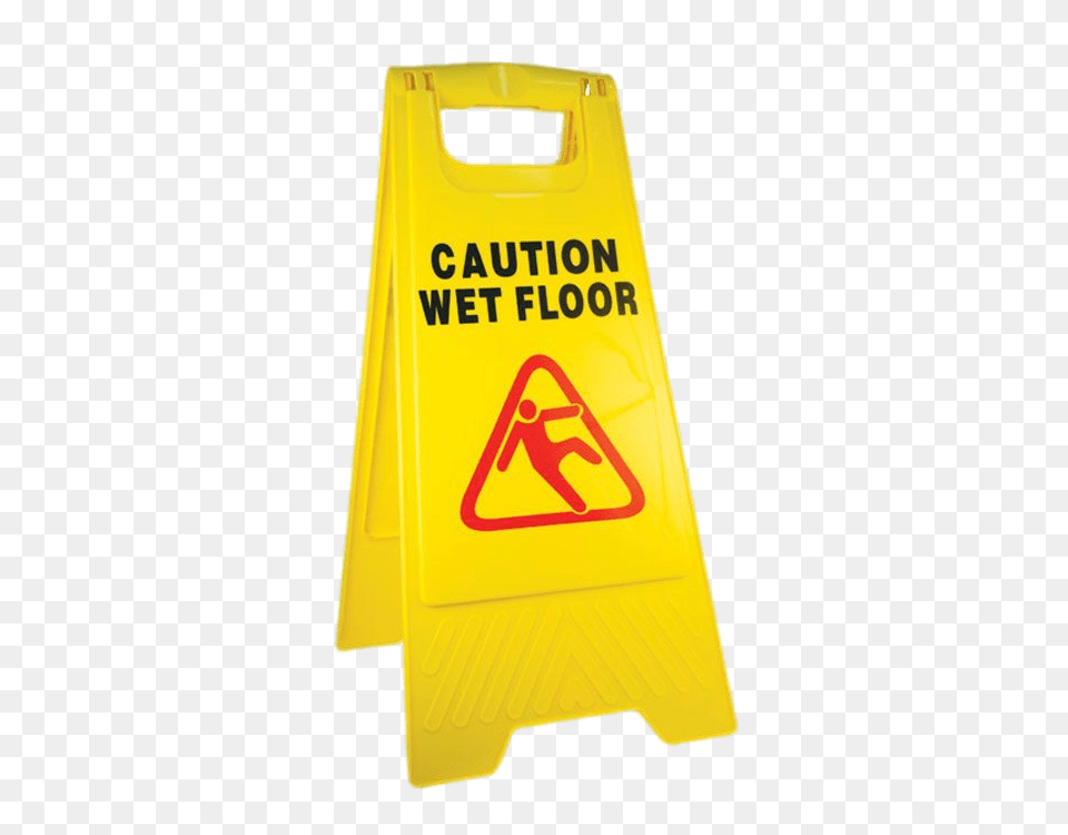 Caution Wet Floor Board, Fence, Mailbox, Sign, Symbol Free Png Download