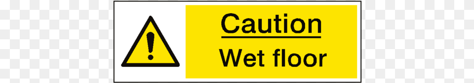 Caution Wet Floor Hazard Sign Caution This Machine Is Automatic, Symbol Free Png Download