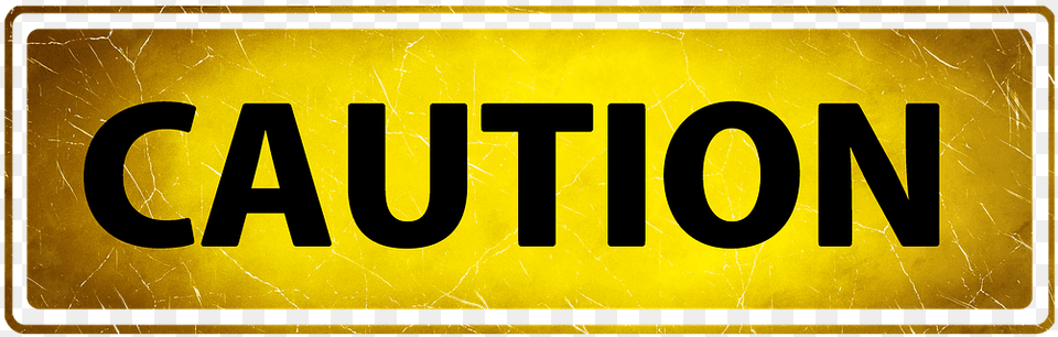 Caution Word, Sign, Symbol, Road Sign, Text Free Transparent Png