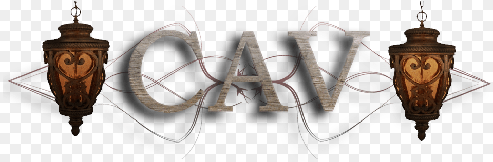 Cav Logo Lamps 2 Wire, Chandelier, Lamp, Bronze, Light Png Image