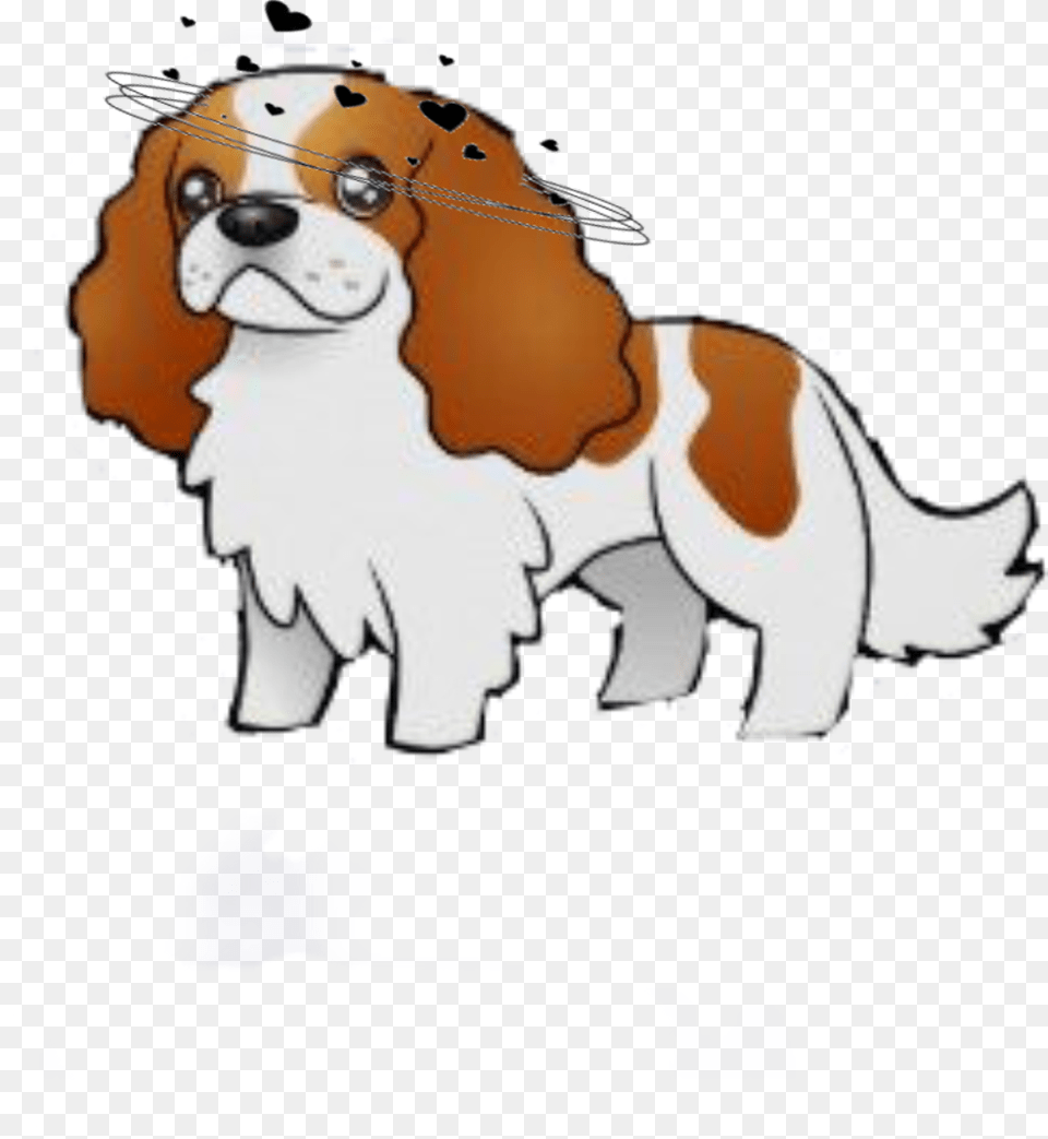 Cavalier King Charles Spaniel Cartoon King Charles Cavalier Cartoon, Animal, Canine, Dog, Hound Free Png Download