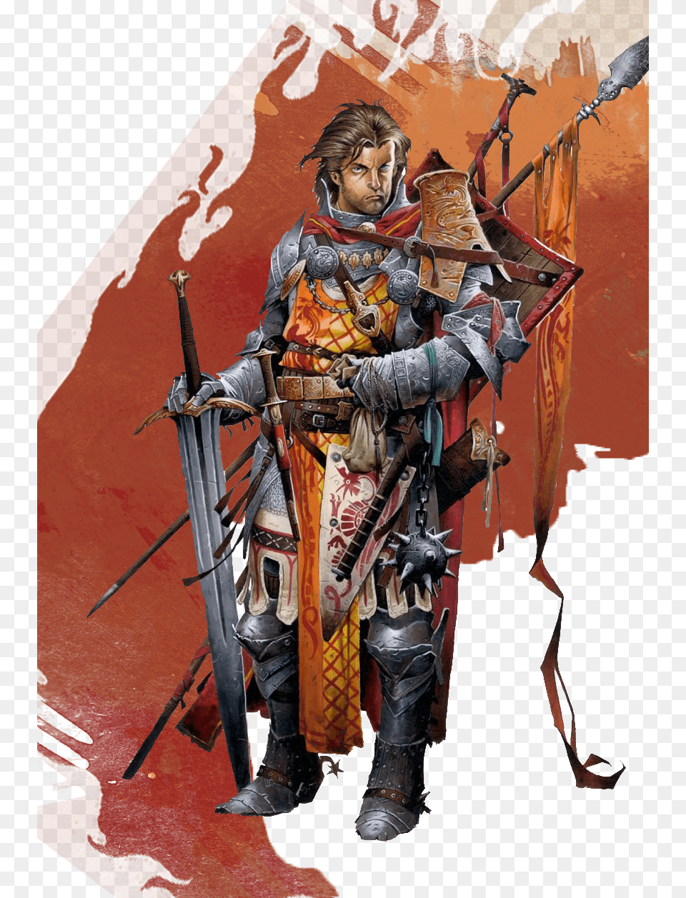 Cavalier Pathfinder Rpg Knight, Person, Samurai, Sword, Weapon Png