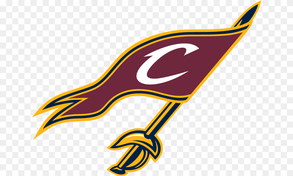 Cavaliers Basketball Logo Cleveland Cavaliers Flag Logo, Animal, Bird Free Transparent Png