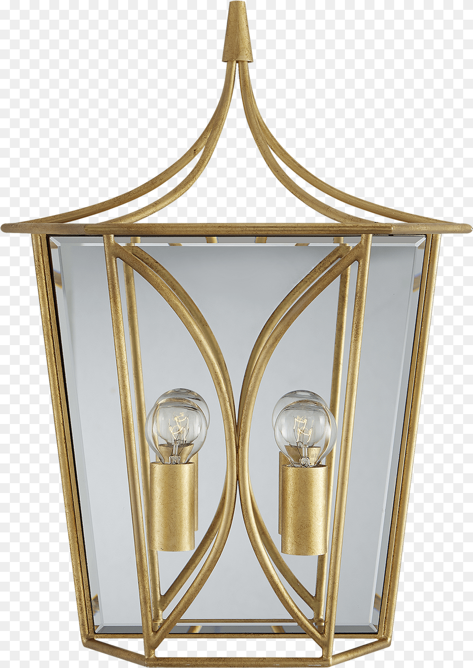 Cavanagh Medium Lantern Sconce In Polished Nickel Sconce, Lamp, Chandelier, Light Fixture Png