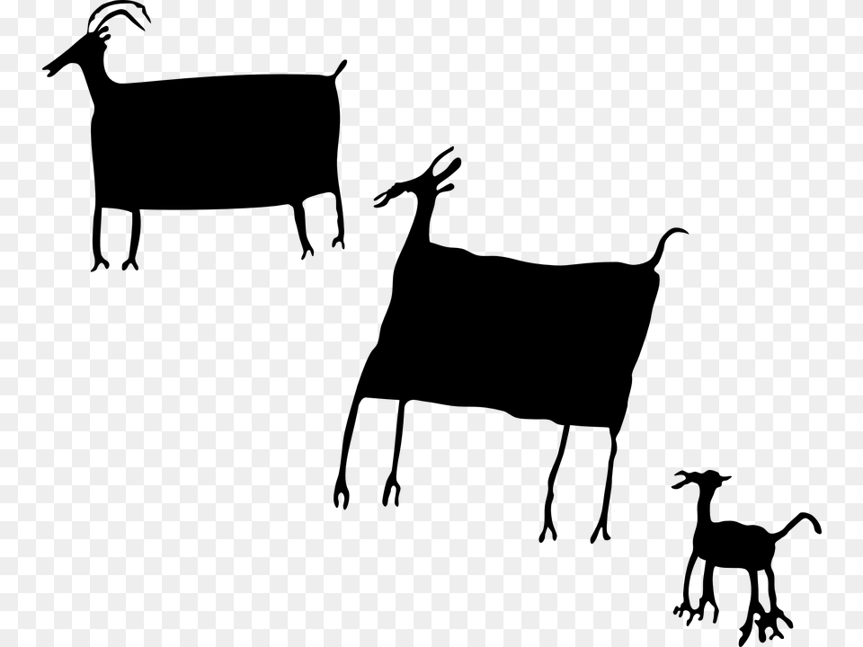Cave Art For Clipart, Gray Png